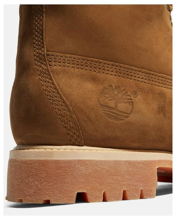 Timberland 6 Inch Premium Mens Waterproof Boots - Dark Wheat Nubuck