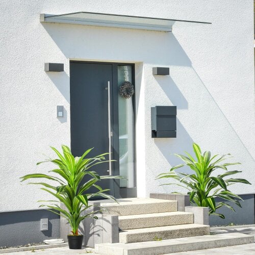 Wyld Haus Baketto Set Of 2 Artificial Dracaena Style Plants For Interior Spaces
