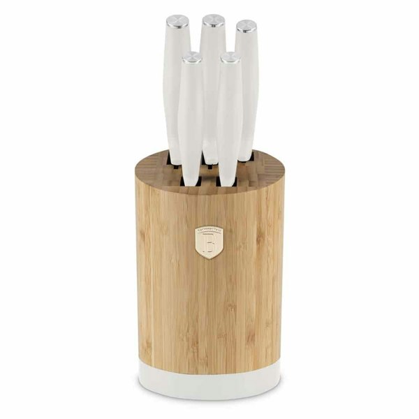 6 pcs knife set with BAMBOO stand Berlinger Haus BH2755