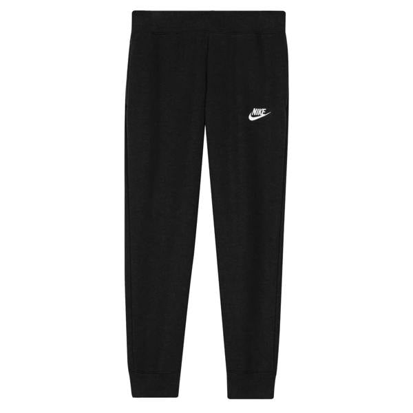 Nike Girls Cotton Blend Jogging Bottoms - Black/White - 