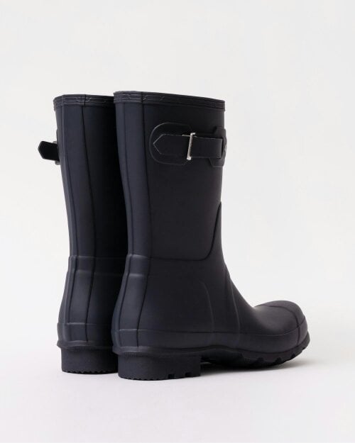 Hunter Original Short Mens Wellies - Navy