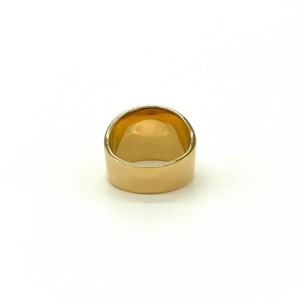 Versace Medusa Head Ring Gold