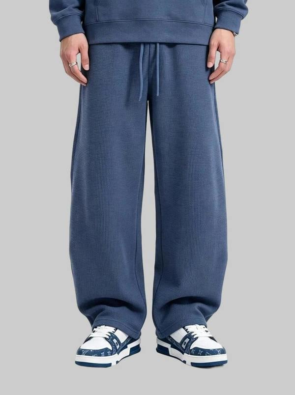 Anniou Men's Loose-fitting Curved Sweatpants