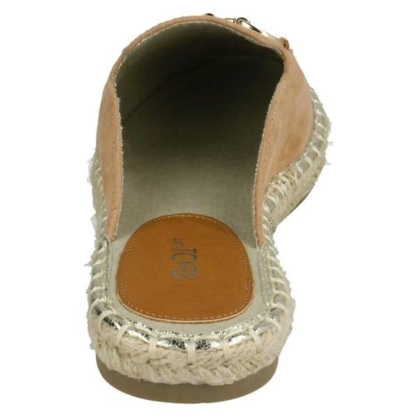 Spot On Ladies Spot On Closed Toe Espadrilles F2261
