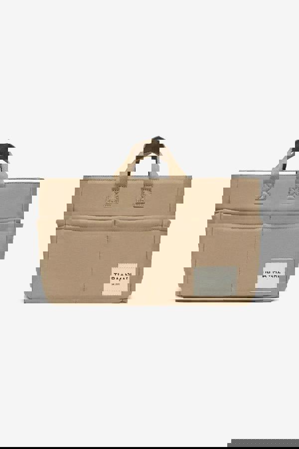 Tiba + Marl T+M Canvas Organiser Caddy / Pocket Tote Insert Desert