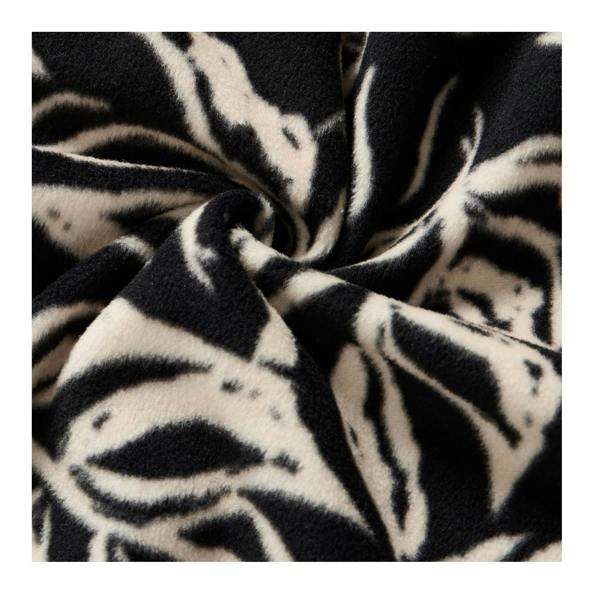 Regatta Womens/Ladies Frankie Leaf Print Full Zip Fleece Jacket - Black/White - 