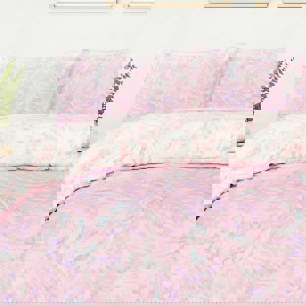 Smart Living Luxury Soft Reversible Oiled Swirl Duvet Cover & Pillowcases