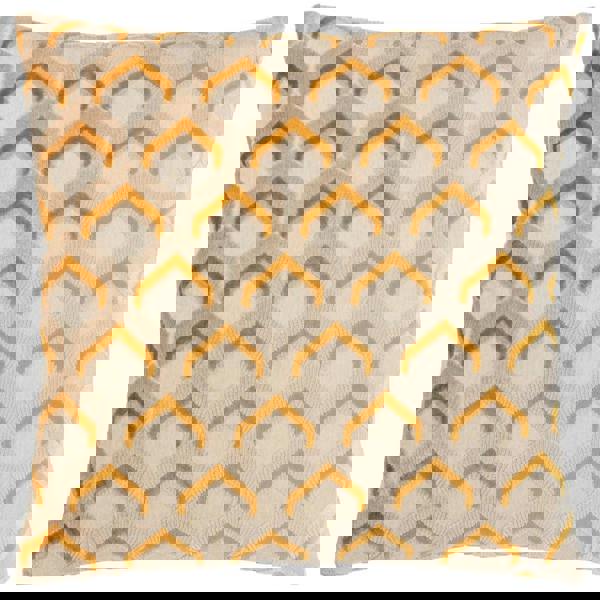 Paoletti Ledbury Jacquard Cushion Cover - Gold