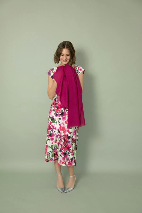 Alie Street London Clara Dress - Fuchsia Florals
