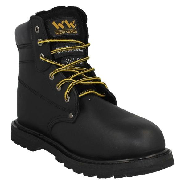 Wood World Mens Wood World Steel Toe Work Boots WW2H-P
