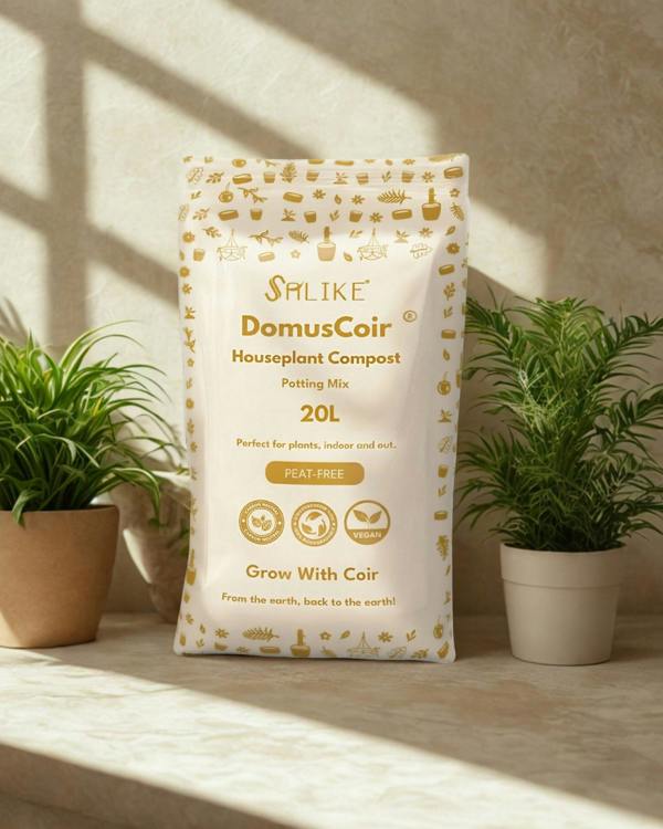 CoirProducts DomusCoir® 20 L – Luxury Houseplant Compost for Thriving Indoor Greenery