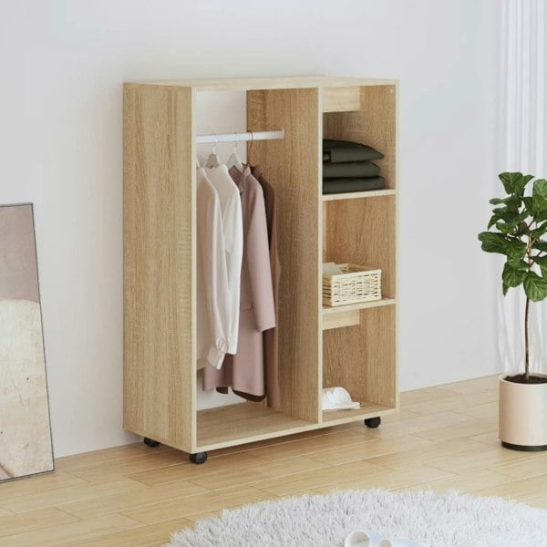 Berkfield Wardrobe Sonoma Oak 80x40x110 cm Engineered Wood