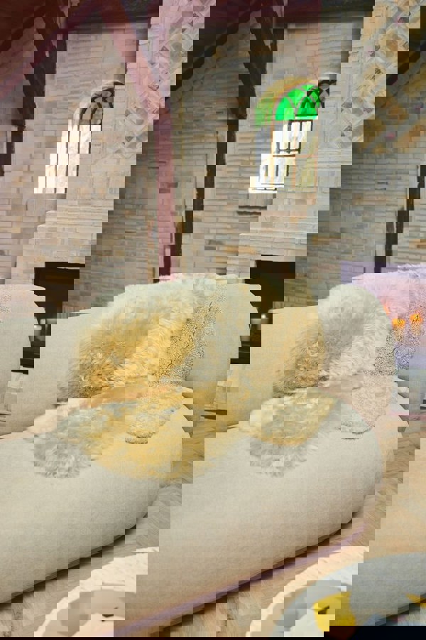 New Zealand Sheepskin | Short Curly Wool | Rug 90 cm Moonstone