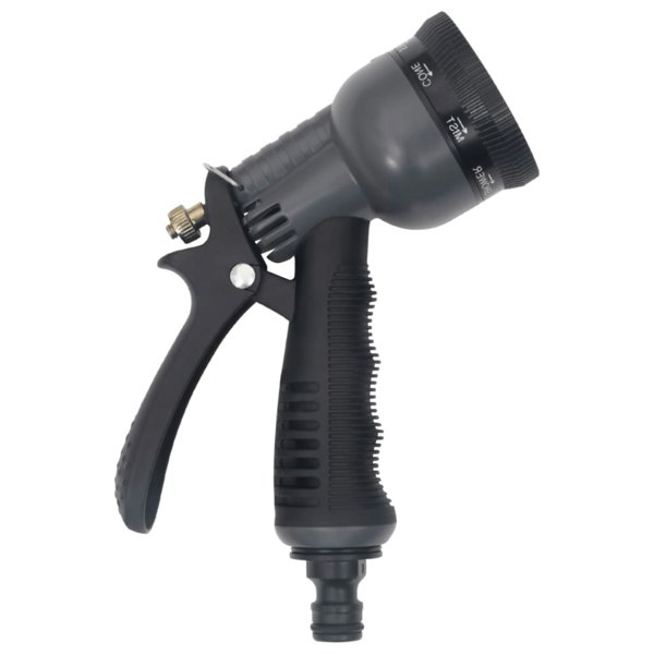 Berkfield Garden Hose with Spray Nozzle Silver 0.6" 15 m Stainless Steel