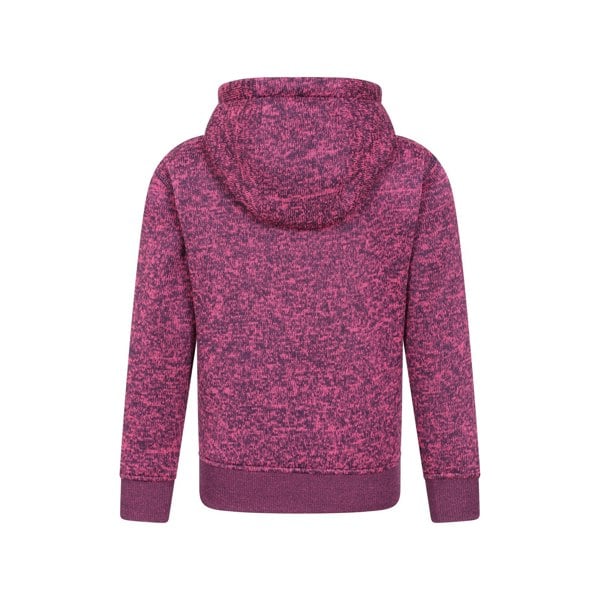 Mountain Warehouse Childrens/Kids Nevis Faux Fur Lined Hoodie - Dark Pink