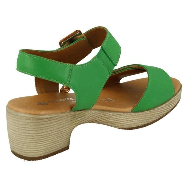 Rieker Ladies Remonte Adjustable Sandals With A 5 cm Block Heel D0N52