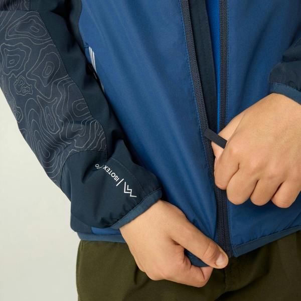 Regatta Childrens/Kids Illuma Waterproof Reflective Insulated Jacket - Navy/Aviator Blue - 