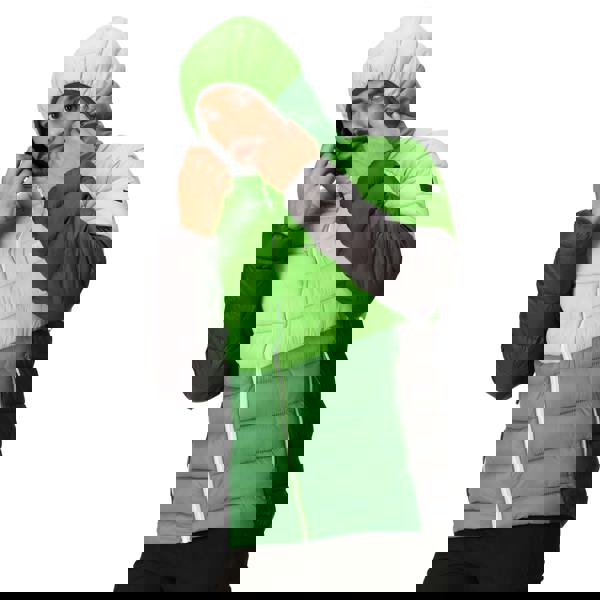 Regatta Mens Harrock II Baffled Padded Jacket - Jasmine Green/Field Green - 