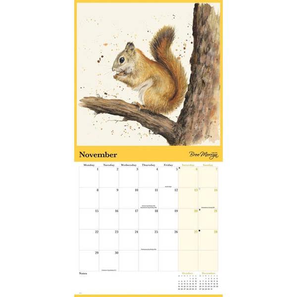 Bree Merryn, Country Life Calendar 2027, Wall Calendars, Month To View, Animals, Gift