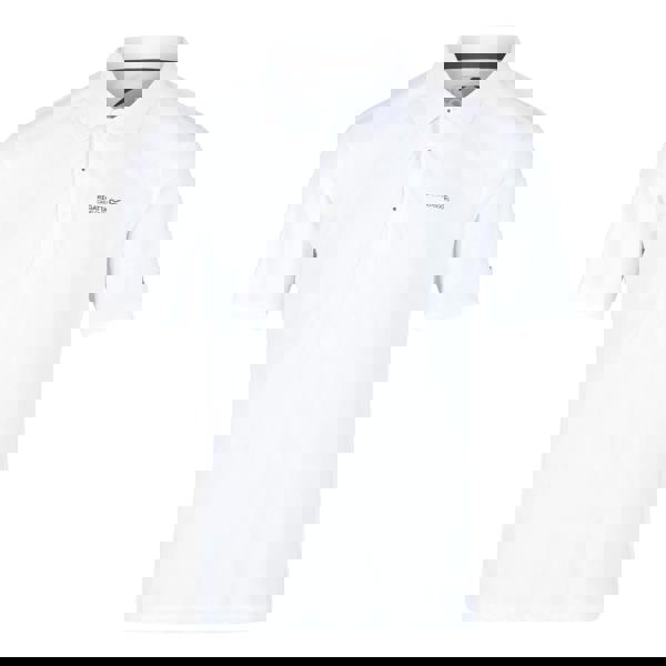 Regatta Mens Maverick V Active Polo Shirt - White - 