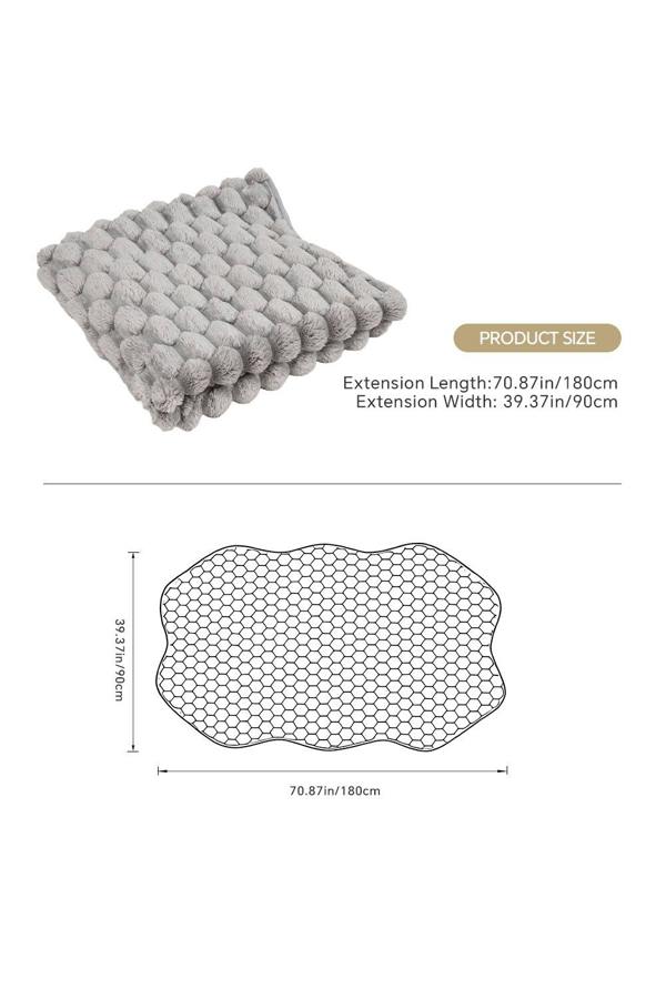 Living and Home Non-Slip Faux Plush Sofa Protector