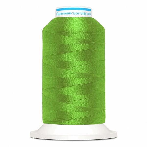 Gutermann Super Brite Polyester 40 Embroidery Thread 1000m Polyester Thread Suitable For Embroidery