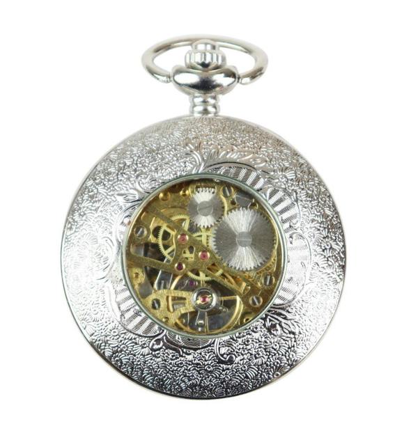 TruClothing Automatic  Pocket Watch Mechanical Peaky Blinders Vintage Double Hunter