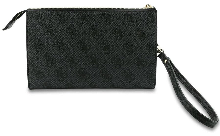 Guess PU Big 4G Logo Universal Phone Pouch with Strap Black - GUWPO5P4GP4GLK