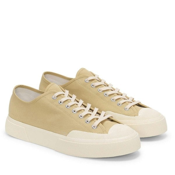 Superga Unisex Adult 2432 Works Cotton Canvas Low Cut Trainers - Beige/Off White