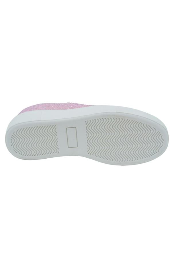 Crystal Deluxe Zip Pumps Limited Edition Trainers Pink, featuring key design details