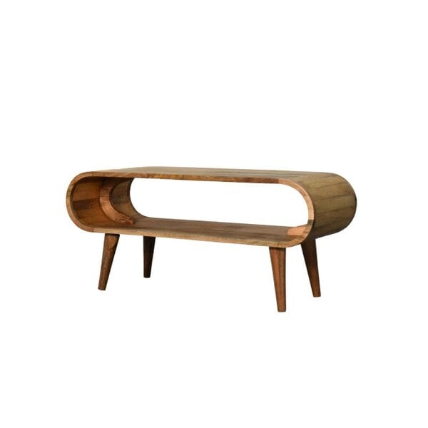 Wyld Haus Porquerolles Nordic Oak Mango Wood Open Coffee Table