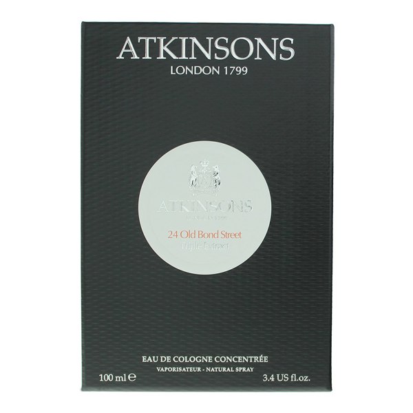 Atkinsons 24 Old Bond Street Eau De Cologne Concentree 100ml Unisex