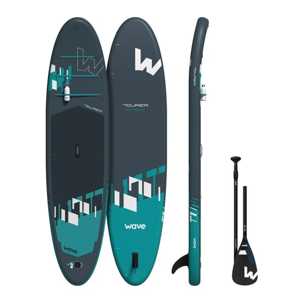 Tourer 2.0 SUP | Inflatable Paddleboard | 10'3/11'3ft | Navy - Wave Sups UK