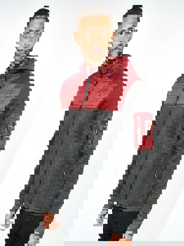 Crosshatch Tradmax Jacket Wine