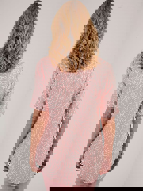 TIGI-Wear Zip Detail Viscose Dobby Top