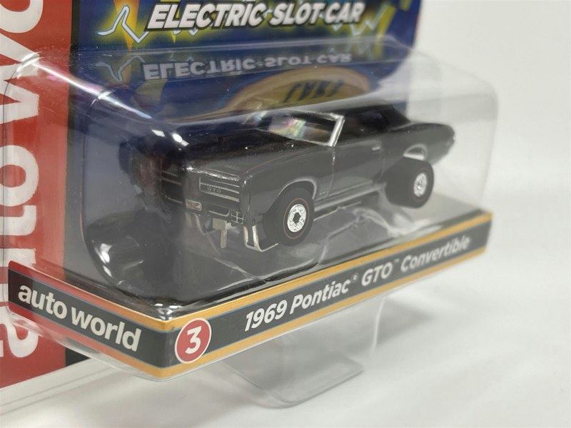 Auto World Slot Cars 1969 Pontiac GTO Convertible Thunderjet Ultra G HO Slot Car SC377-3