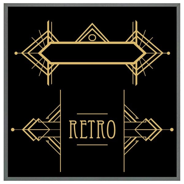 Benjamin Tate Design Art deco retro (Picutre Frame)