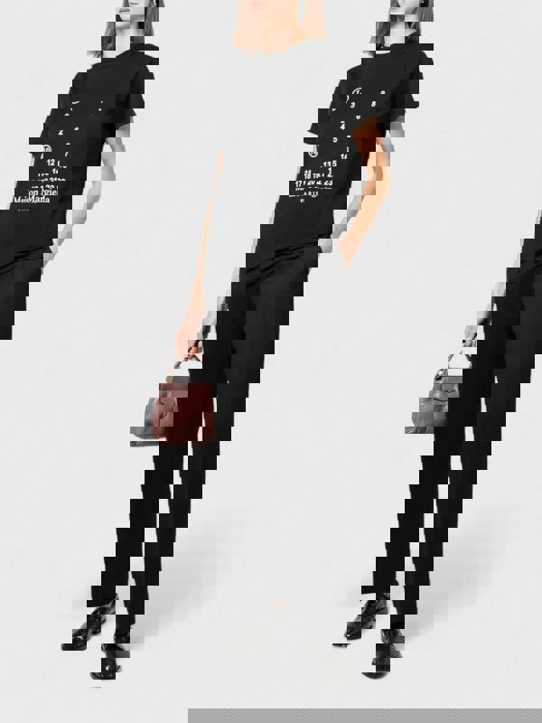 Maison Margiela Numeric Logo T-Shirt Black Wmns