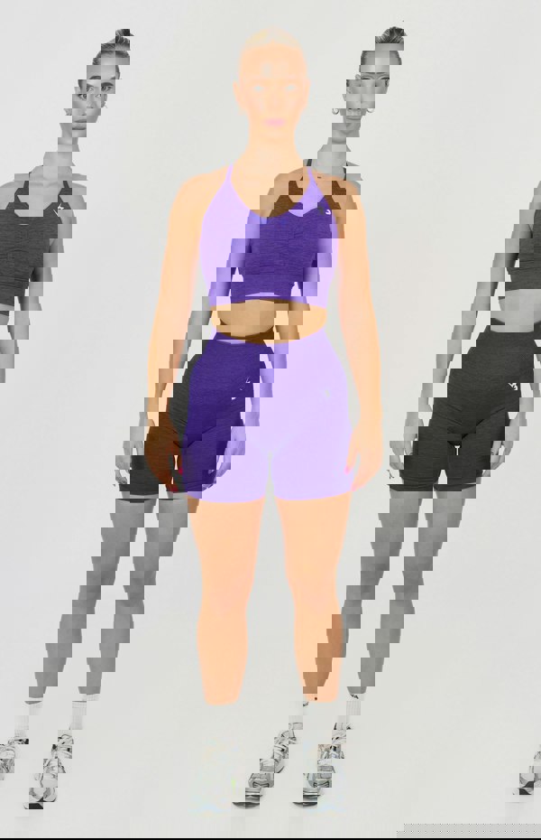 V3 Apparel Tempo Seamless Scrunch Shorts - Ultra Violet