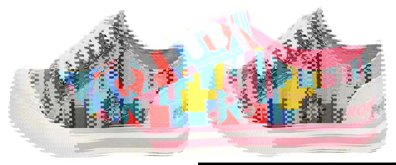 Rocket Dog Jazzin Womens Casual Lace Up Canvas Pumps Shoes Trainers