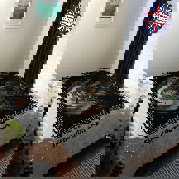 BritishmadeGifts Owl Goddess Luxury Fleece Throw - Large Size 150cm x 150cm