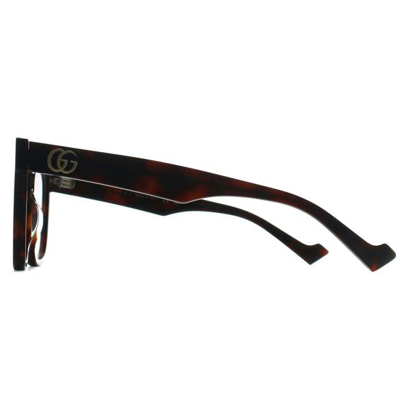 Gucci Glasses Frames GG0958O 007 Shiny Dark Brown Women
