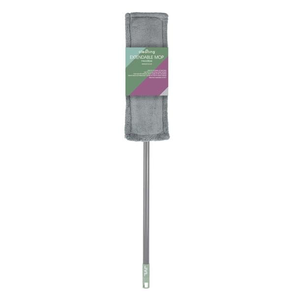 JVL Extended Microfibre Mop - Grey