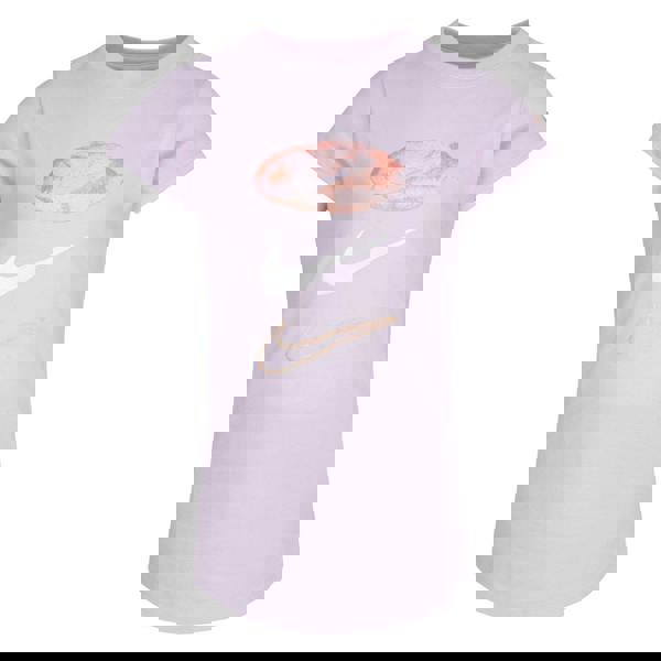 Nike Girls Summer Daze Pill Swoosh T-Shirt - Purple - 