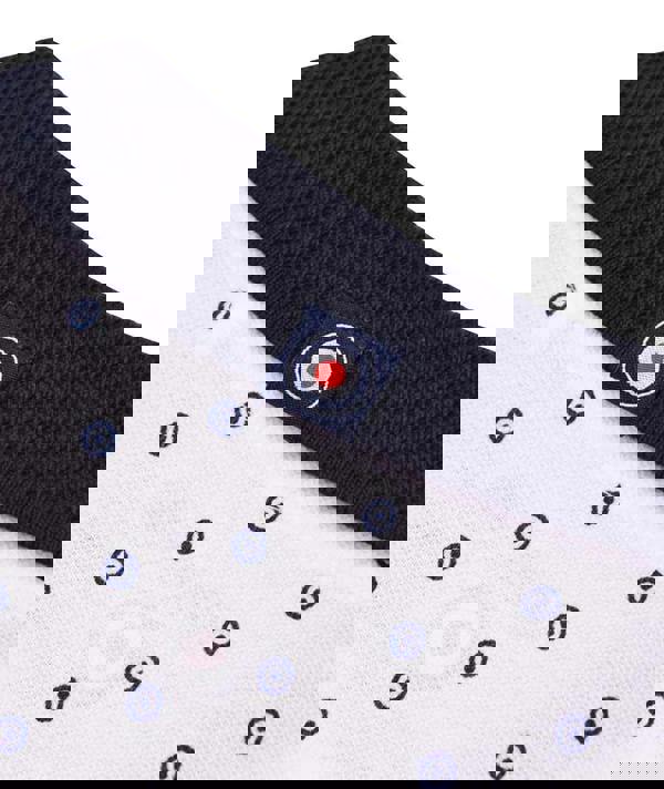 Lambretta Mens Smart Casual Retro All Over Print SKA Polo Shirt