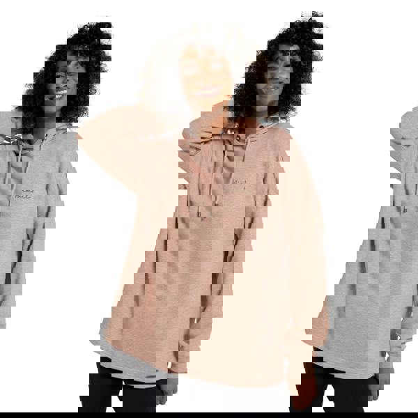 Animal Womens/Ladies Amber Organic Relaxed Fit Hoodie - Light Pink - 