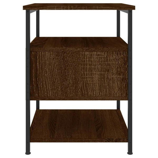 Berkfield Bedside Cabinets 2 pcs Brown Oak 40x42x56 cm Engineered Wood