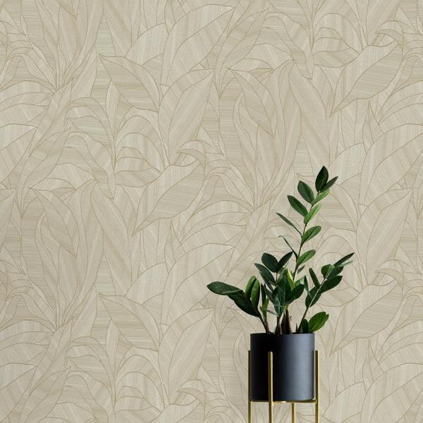 Erismann Silvana Leaf Wallpaper