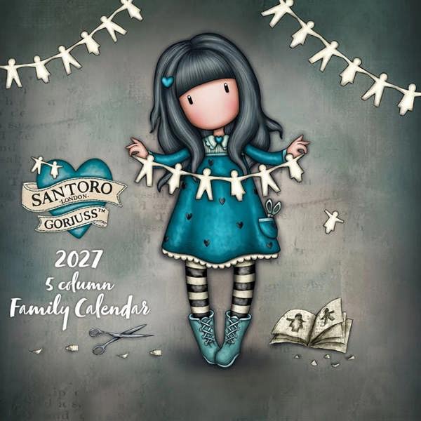 Gorjuss, Family Planner 2026 - 2027, Family Planners, Month To View, Family, Gift