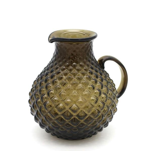 Culinary Concepts Diamond Pattern Smoke Glass Jug - Large